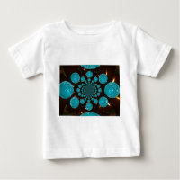 Crear su propio diseño de arte Kaleidoscope Blue L