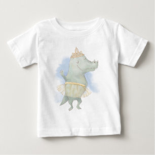 Camiseta De Bebé Crear su propio lagarto lindo Ballerina