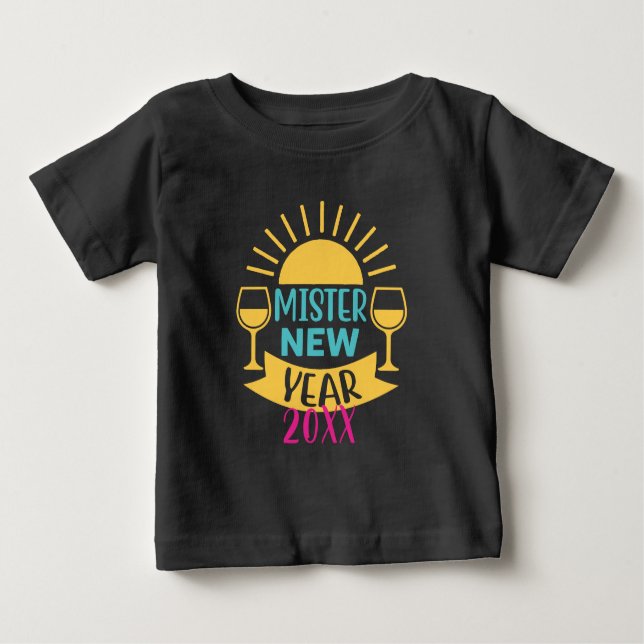 Camiseta De Bebé Crear su propio Mister Año Nuevo (Anverso)