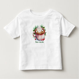 Camiseta De Bebé Crear su propio Navidad Cacao caliente