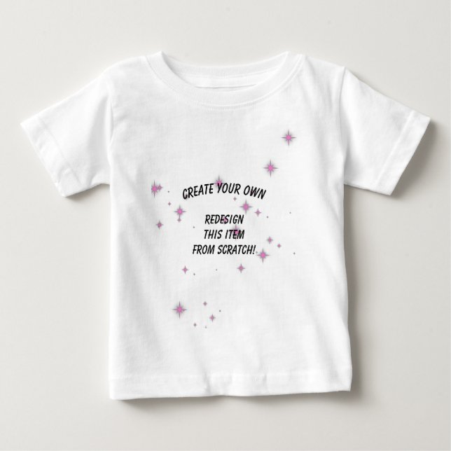 Camiseta De Bebé Crear su propio Personalizado (Anverso)