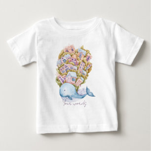 Camiseta De Bebé Crear tu propio pueblo de ballenas Nautical