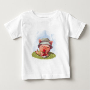 Camiseta De Bebé Crear un cerdo propio