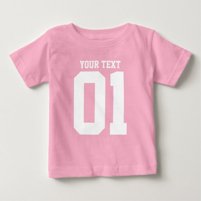 Camiseta De Bebé CREATE-TU-Personalizado DIY sube tu diseño (Anverso)