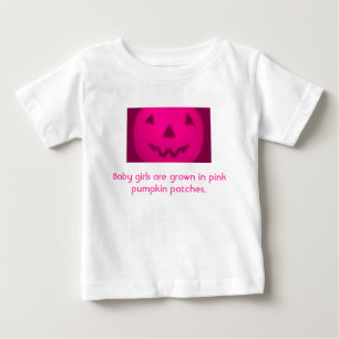 Camiseta De Bebé Crecen a las "niñas en remiendos rosados de la