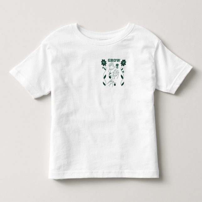Camiseta De Bebé Crecer - Diseño ASL (Anverso)