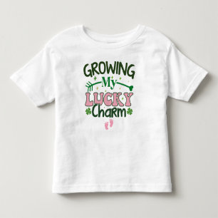 Camiseta De Bebé Crecer mi encanto afortunado-63421