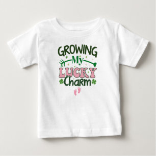 Camiseta De Bebé Crecer mi encanto afortunado-63421