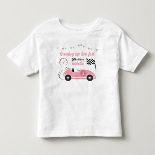 Camiseta De Bebé Creciendo Dos Veloz Fiesta Cumpleaños Auto De Carr