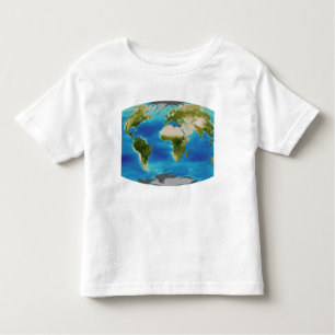 Camiseta De Bebé Crecimiento medio de la planta de la Tierra