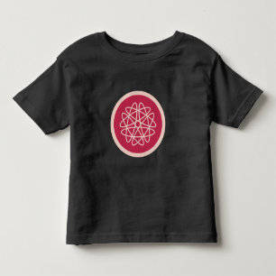 Camiseta De Bebé Crecimiento nuclear - magenta sobre el tinte - sin