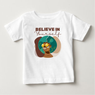 Camiseta De Bebé Cree en ti mismo camiseta bebé