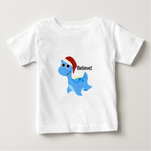 Camiseta De Bebé ¡Creed! Santa Nessie