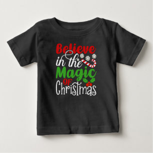 Camiseta De Bebé Creer en la magia de los Navidades-82301