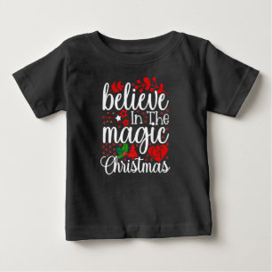 Camiseta De Bebé Creer en la magia de los Navidades-84604