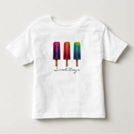 Camiseta De Bebé Cremas de hielo acuáticas cúrcules popsicas