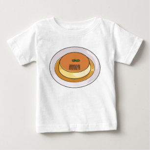 Camiseta De Bebé Creme caramel personalizado ilustracion