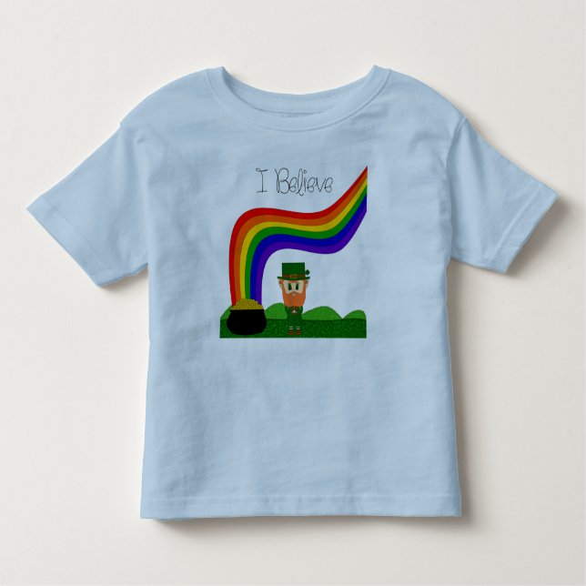 Camiseta De Bebé Creo - el Leprechaun (Anverso)