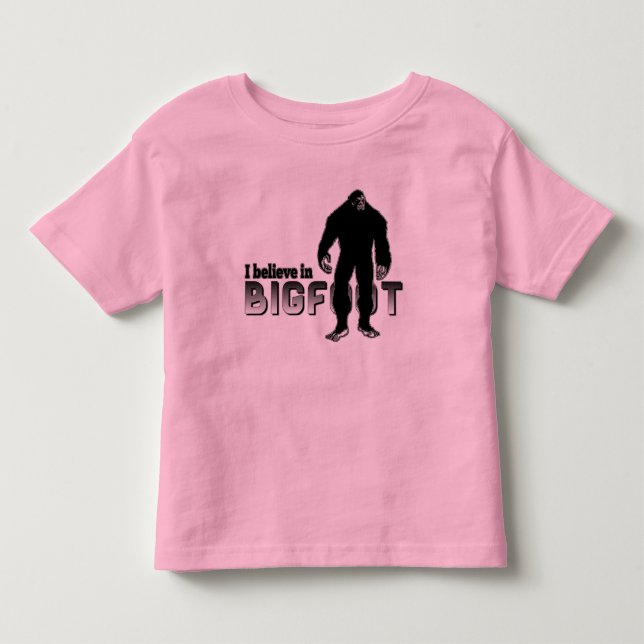 Camiseta De Bebé Creo en BIGFOOT (Anverso)
