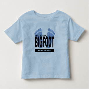 Camiseta De Bebé Creo en Bigfoot