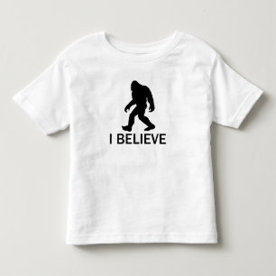 Camiseta De Bebé Creo en Bigfoot