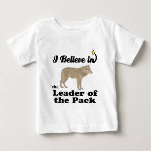 Camiseta De Bebé creo en el líder de la manada