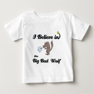 Camiseta De Bebé creo en el lobo malo
