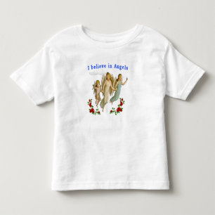 Camiseta De Bebé Creo en la ropa de los ángeles