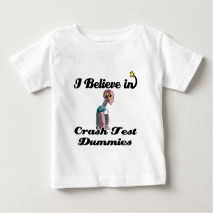Camiseta De Bebé creo en los maniquíes de prueba de choques