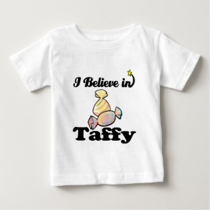 Camiseta De Bebé creo en taffy
