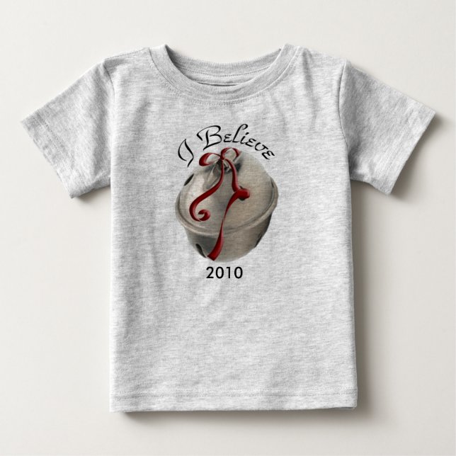 Camiseta De Bebé Creo que la Campana de los Renos (Anverso)