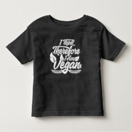 Camiseta De Bebé Creo Que Por Lo Tanto Soy Vegan