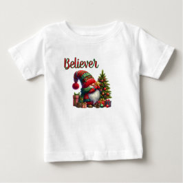 Camiseta De Bebé Creyente en Santa Claus