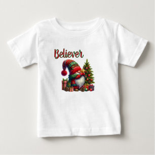 Camiseta De Bebé Creyente en Santa Claus