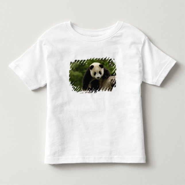 Camiseta De Bebé cría de panda gigante (Anverso)