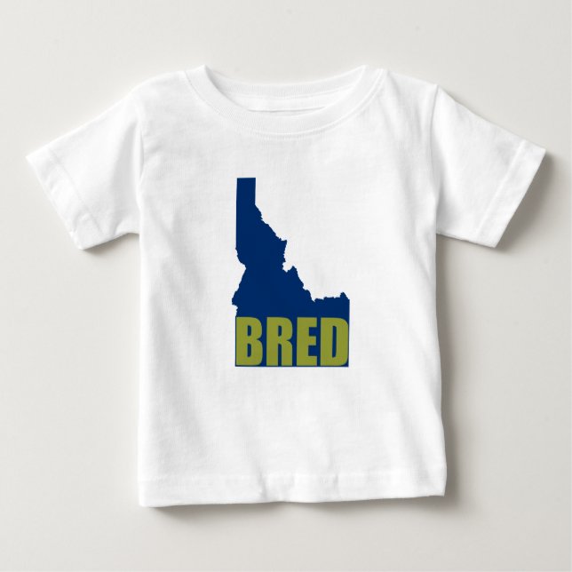 Camiseta De Bebé Criado en Idaho (Anverso)