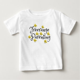 Camiseta De Bebé Crianza sin restricciones con pollitos amarillos p