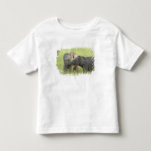 Camiseta De Bebé Crías de elefante indio / asiático