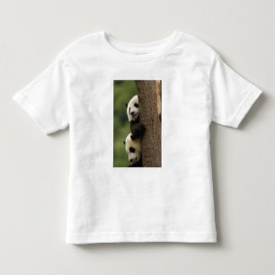 Camiseta De Bebé crías de panda gigante Ailuropoda melanoleuca)