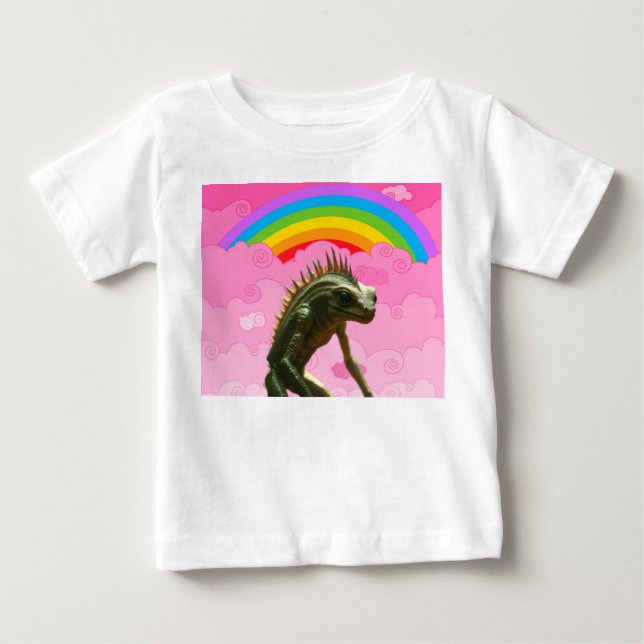 Camiseta De Bebé Criatura de fantasía. (Anverso)