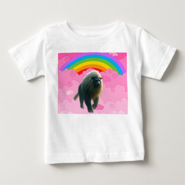 Camiseta De Bebé Criatura de fantasía.  (Anverso)