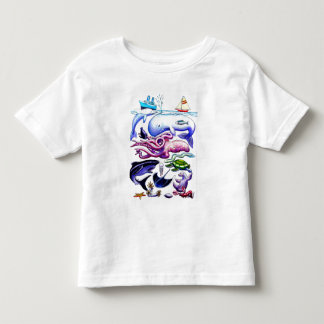 Camiseta De Bebé Criaturas del mar