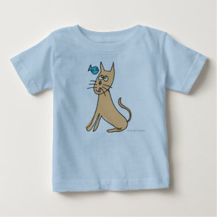 Camiseta De Bebé Crieper orgánico de peces