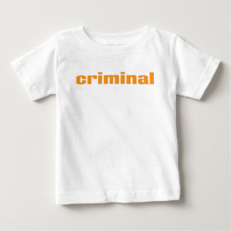 Camiseta De Bebé Criminal