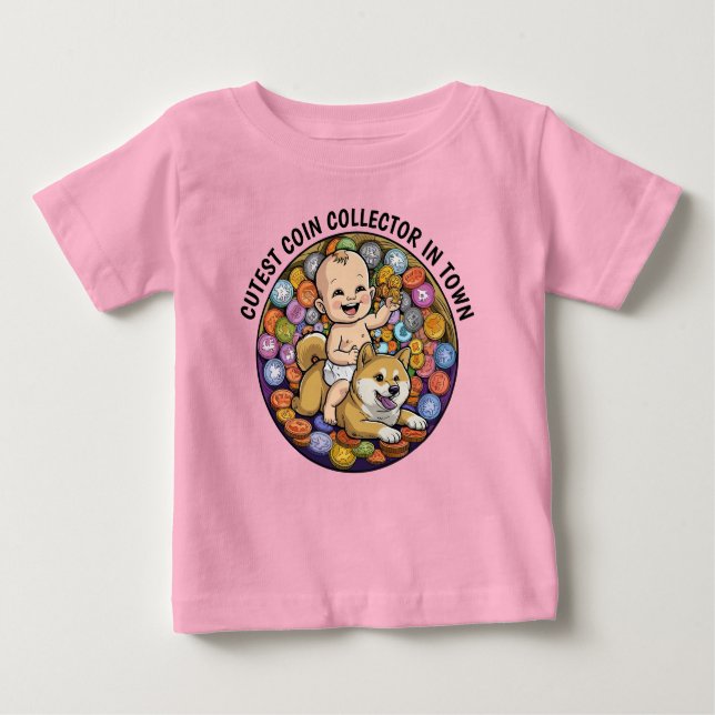 Camiseta De Bebé Cripto de bebé (Anverso)