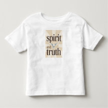 Camiseta de bebé cristiana Espíritu y Verdad