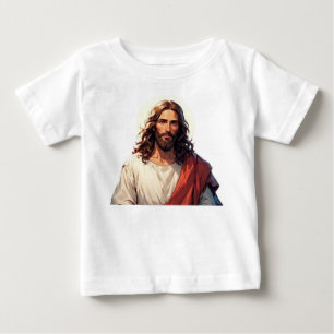 Camiseta de bebé cristiana Jesús Cristo