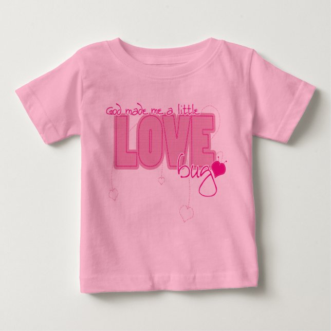Camiseta de bebé cristiana - Little Love Bug (Anverso)