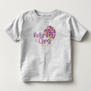 Camiseta De Bebé Cristiano Enraizado En Cristo Colossian 2:7 Añadi