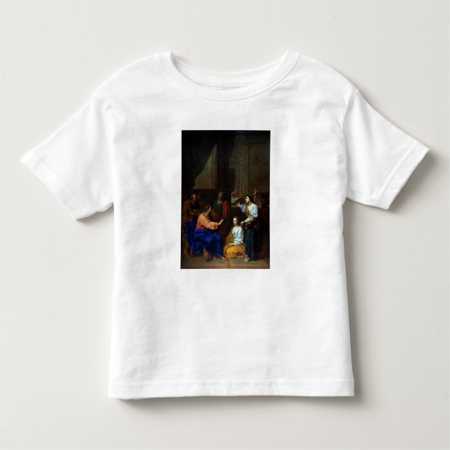 Camiseta De Bebé Cristo con Marta y María (Anverso)